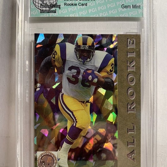 1993 Pro Set Jerome Bettis Rookie Running Back PGI 10 Rams Steelers Graded Card - Picture 1 of 2